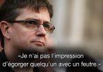 Charb, le 19 septembre 2012, dans "Le Monde". MAXPPP {JPEG}
